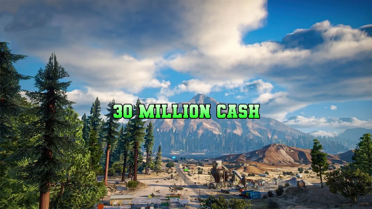 30 MILLION IN GAME MONEY!
